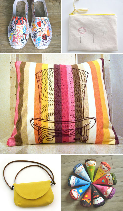 handmade with fabric1  IB Flickr Group picks: Go go fabric!