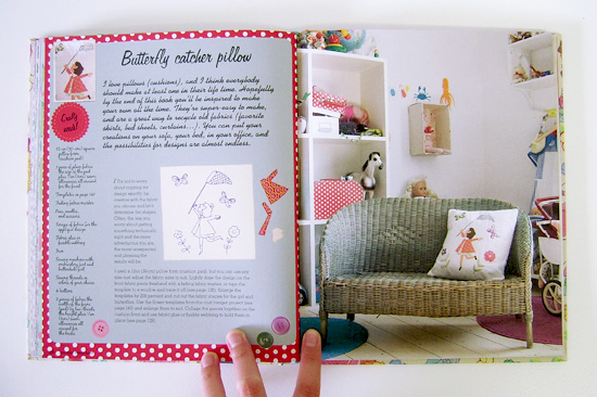 All Sewn Up book Butterfly catcher pillow project  All Sewn Up book by Chloe Owens